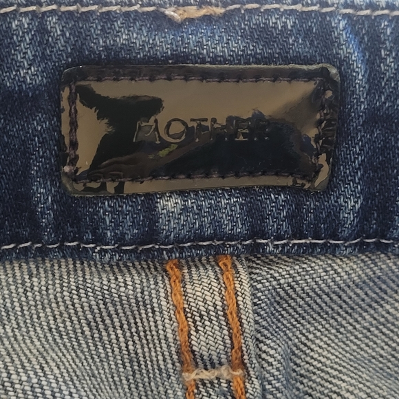 Mother The Looker Crop Blue Jeans Size 30 (no size tag-refer to measurements) - Picture 7 of 10